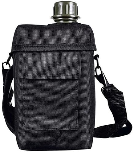 Amazon｜Yicdfur 登山用水筒 ミリタリーウォーターボトル 2L 軍用水